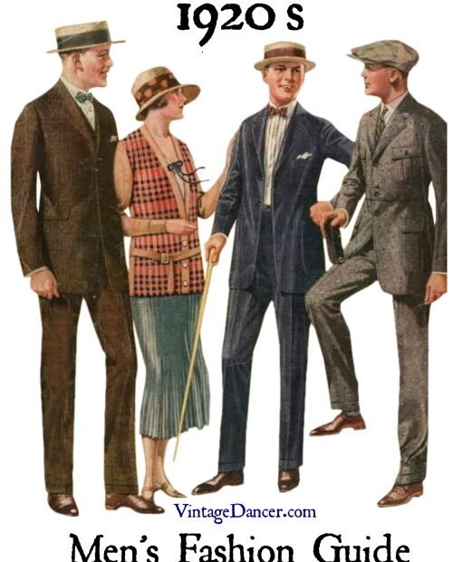 1920s men's fashion roaring style